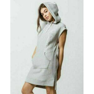 CHAMPION Dress Womens Size Small Reverse Weave Hoodie Gray Pullover Sweatshirt